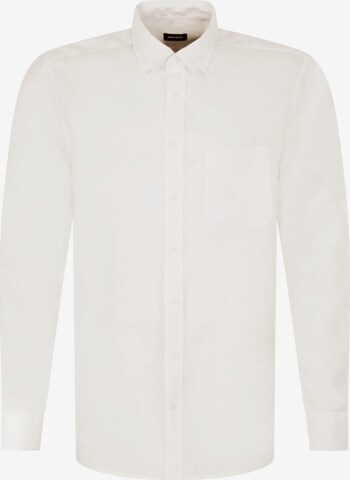SEIDENSTICKER Regular fit Overhemd 'Schwarze Rose' in Wit: voorkant