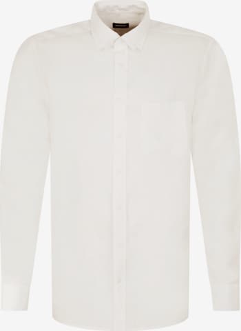 Coupe regular Chemise 'Schwarze Rose' SEIDENSTICKER en blanc : devant