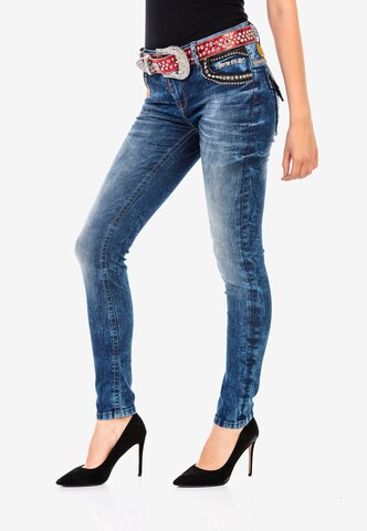 CIPO & BAXX Slimfit Jeans in Blau