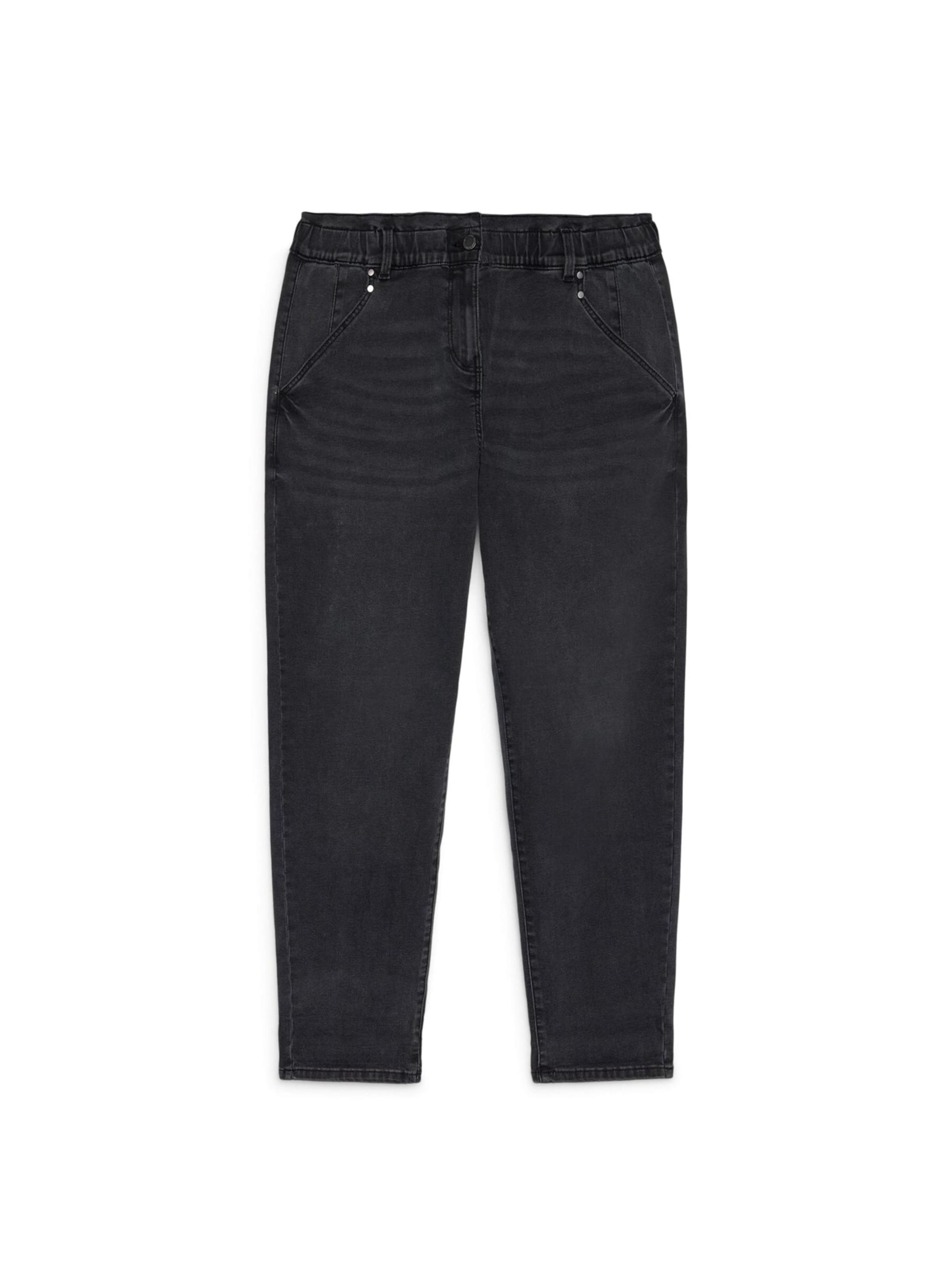 Fiorella Rubino Loose fit Jeans in Black: front