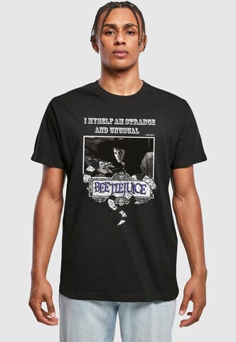 ABSOLUTE CULT Shirt 'Beetlejuice' in Zwart: voorkant
