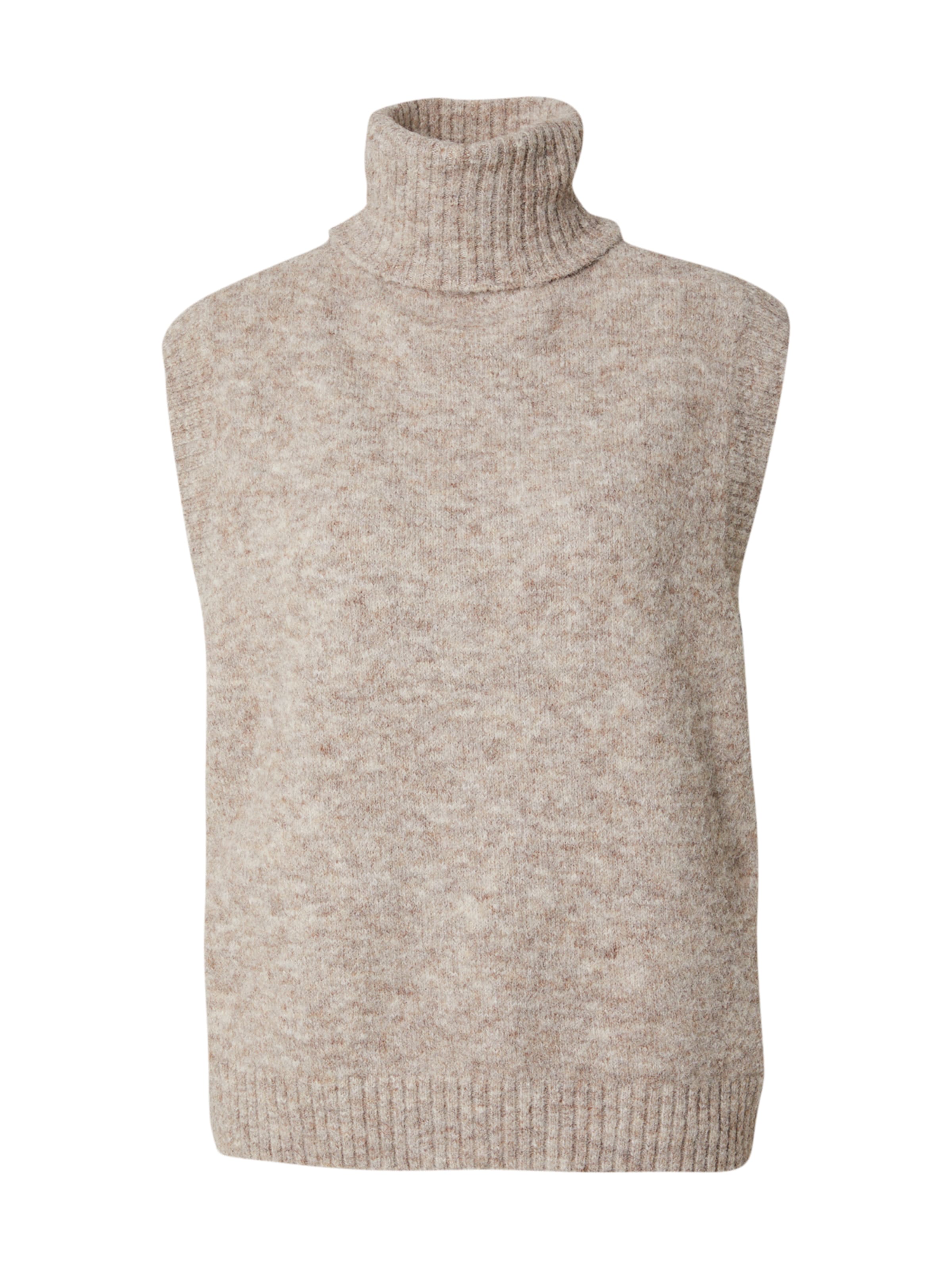 EDITED Bodywarmer 'Alba' in Beige: voorkant