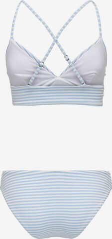 ONLY Triangel Bikini in Blauw