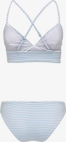 ONLY Triangel Bikini in Blau