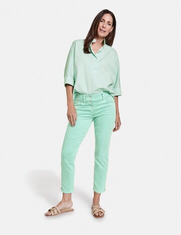 GERRY WEBER Slimfit Jeansy 'Best4me' w kolorze zielony