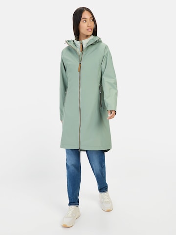 CAMEL ACTIVE teXXXactive® Funktionsmantel mit Kapuze in Grün: Vorderseite