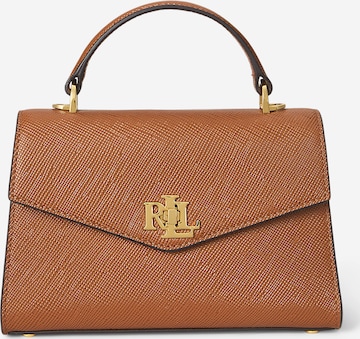 Borsa a mano 'FARRAH' di Lauren Ralph Lauren in marrone: frontale