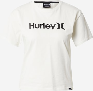 Hurley Functioneel shirt 'OCEANCARE' in Wit: voorkant