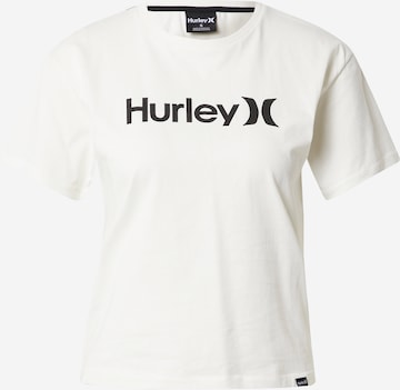 Hurley - Camisa funcionais 'OCEANCARE' em branco: frente