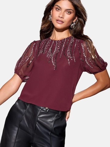 Lipsy Bluse in Rot: Vorderseite