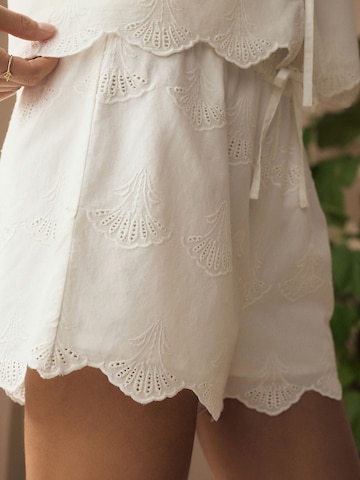 Next Short Pajama Set in White