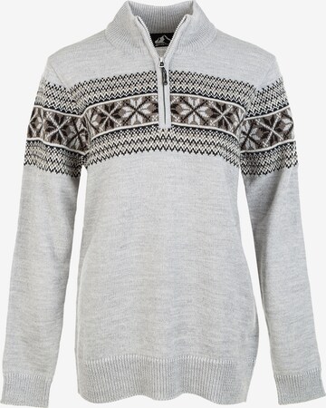 Whistler Strickpullover 'Flash' in Grau: predná strana