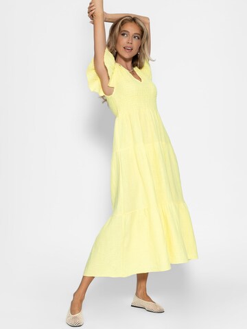 SASSYCLASSY Kleid‌‌‌‌‌ in Gelb