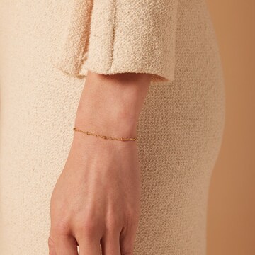 Lucardi Armband 'Basic' in Goud: voorkant