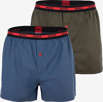 HUGO Red Boxershorts in Blauw: voorkant