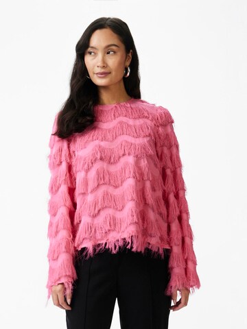 YAS Bluse 'YASRIA' in Pink: Vorderseite