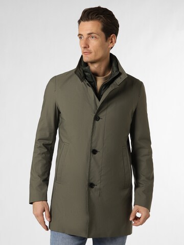 STRELLSON Between-Seasons Coat 'Finlay' in Green: front