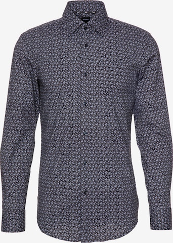 BOSS Regular Fit Hemd in Grau: Vorderseite