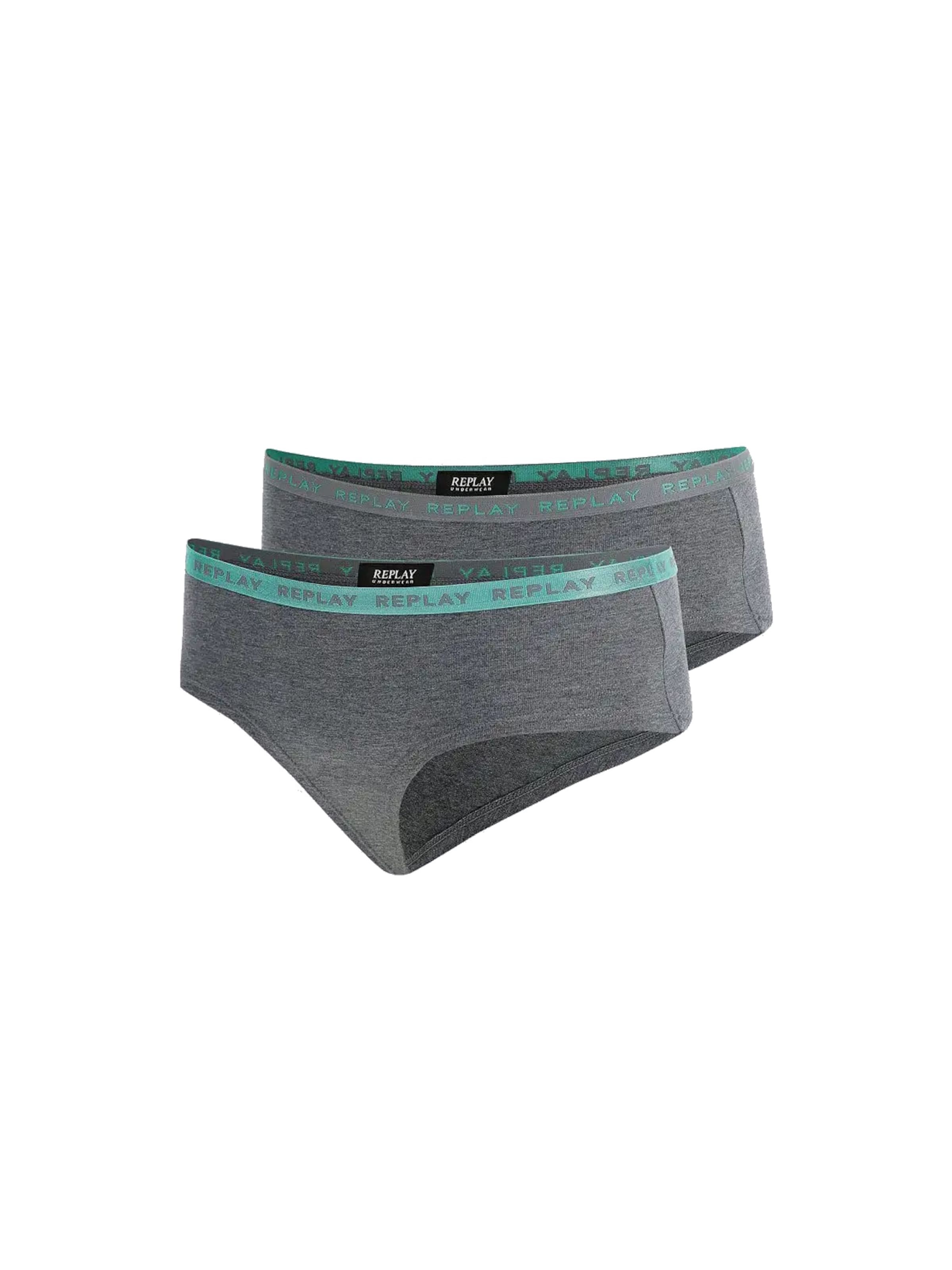 Slip REPLAY en gris : devant