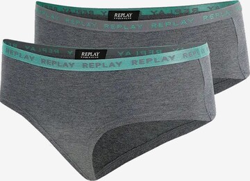 Slip di REPLAY in grigio: frontale