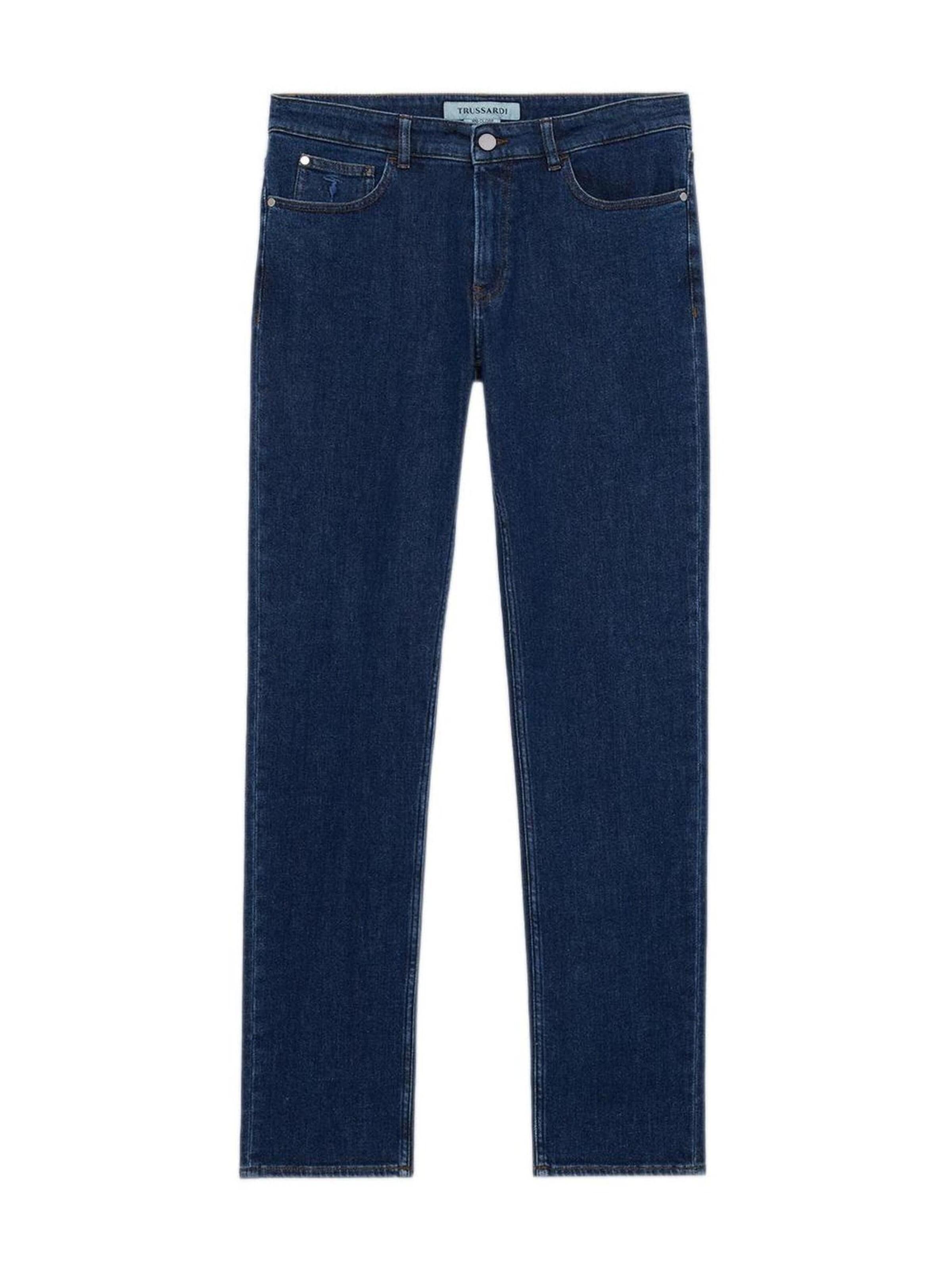 Trussardi - Slimfit Vaquero en azul: frente