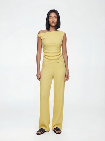 AMALY regular Παντελόνι σε κίτρινο