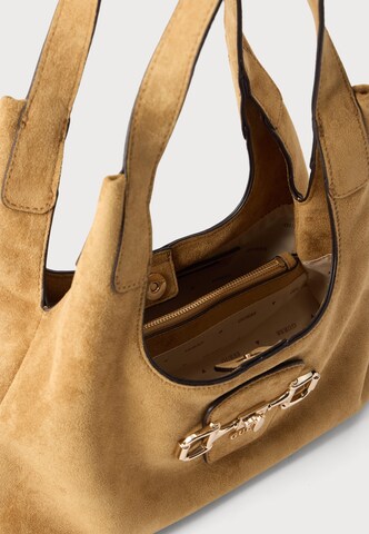 GUESS Schultertasche 'SUNSET' in Braun
