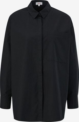 s.Oliver Blouse in Black: front