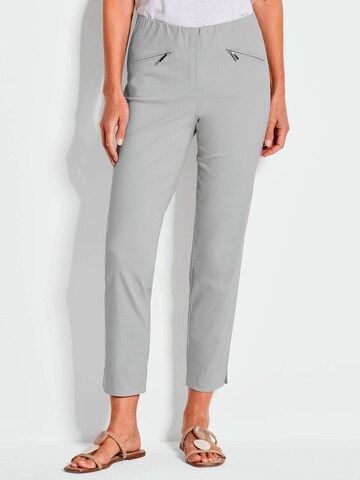 Goldner Tapered Trousers 'LOUISA' in Grey: front
