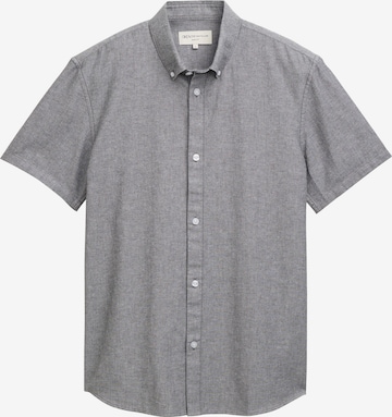 Chemise TOM TAILOR DENIM en bleu : devant