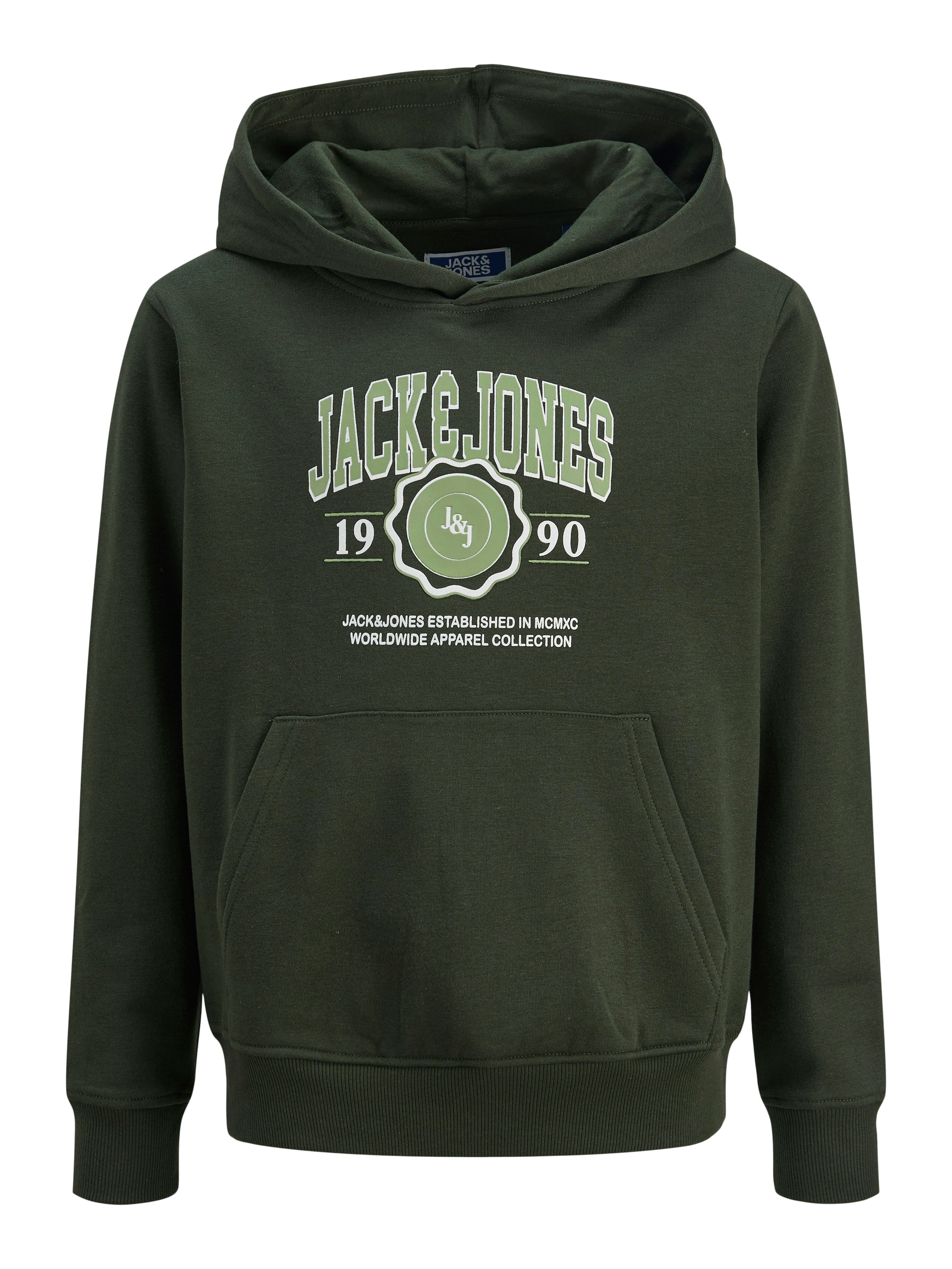 Jack & Jones Junior Sweatshirt in Green: front