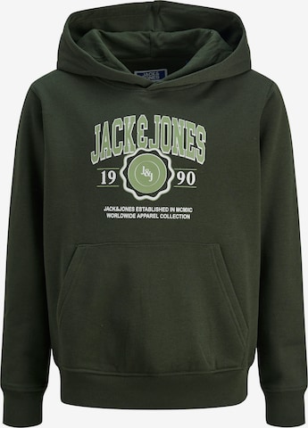 Jack & Jones Junior Sweatshirt in Grün: Vorderseite