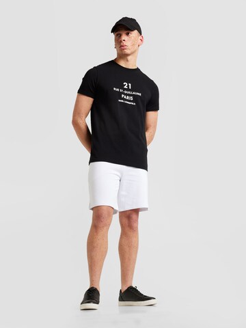 Regular Pantaloni de la Karl Lagerfeld pe alb