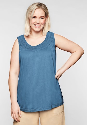 SHEEGO Top in Blauw: voorkant