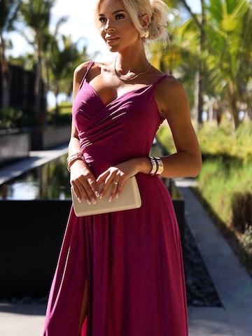 Numoco Evening Dress 'Maxikleid Chiara' in Pink