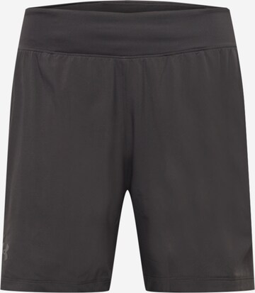 Regular Pantalon de sport 'SpeedPocket' UNDER ARMOUR en gris : devant