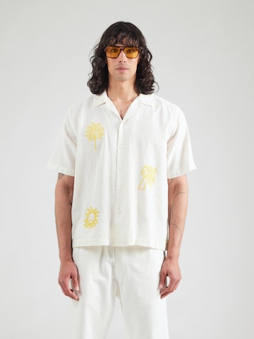 Only & Sons Regular fit Button Up Shirt 'ONSCaidenly' in White: front