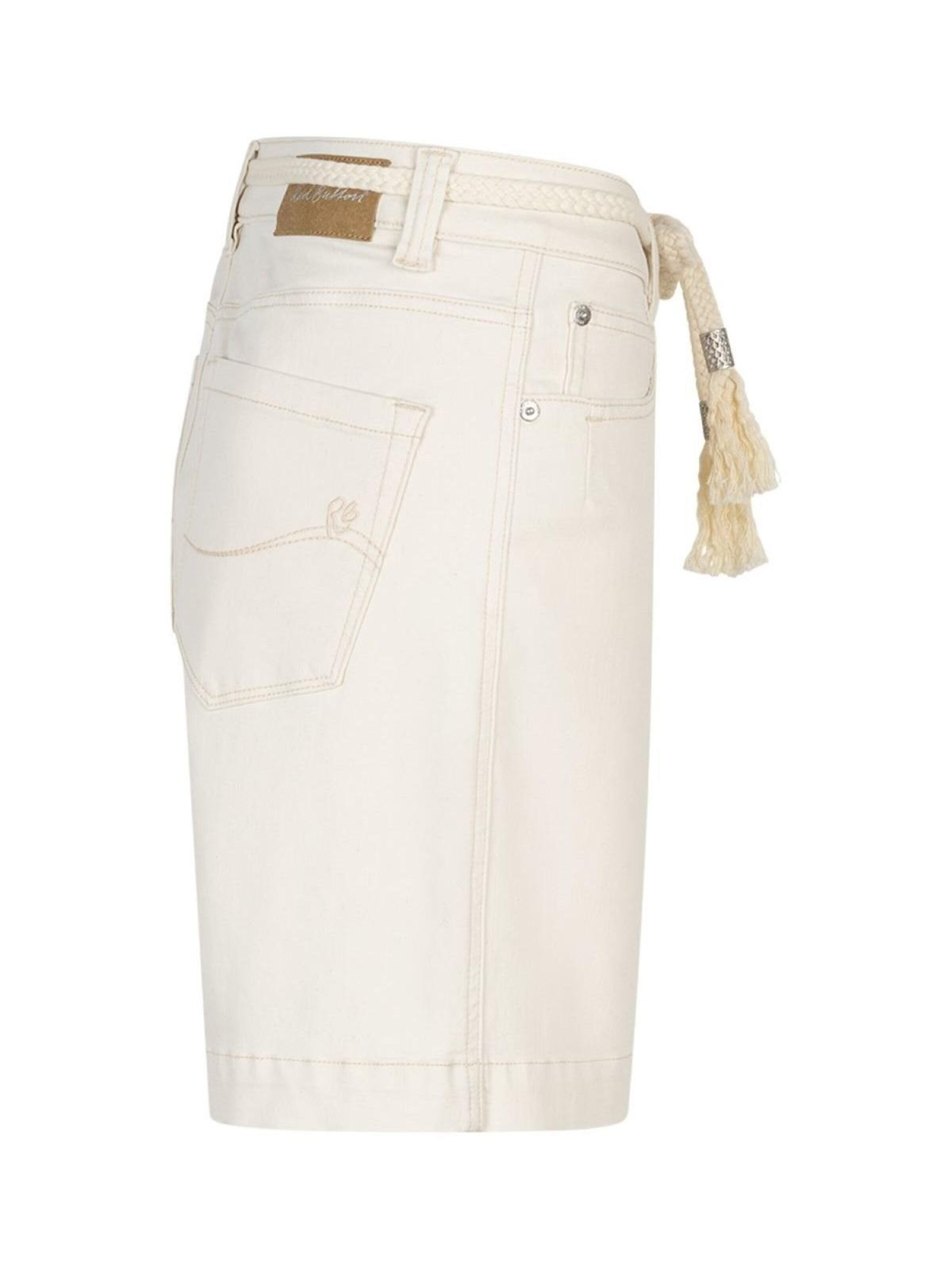 Red Button Regular Broek 'Red Button Colette short ecru' in Beige