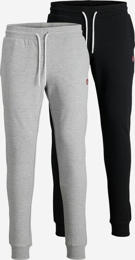 JACK & JONES Hose in hellgrau / schwarz, Produktansicht