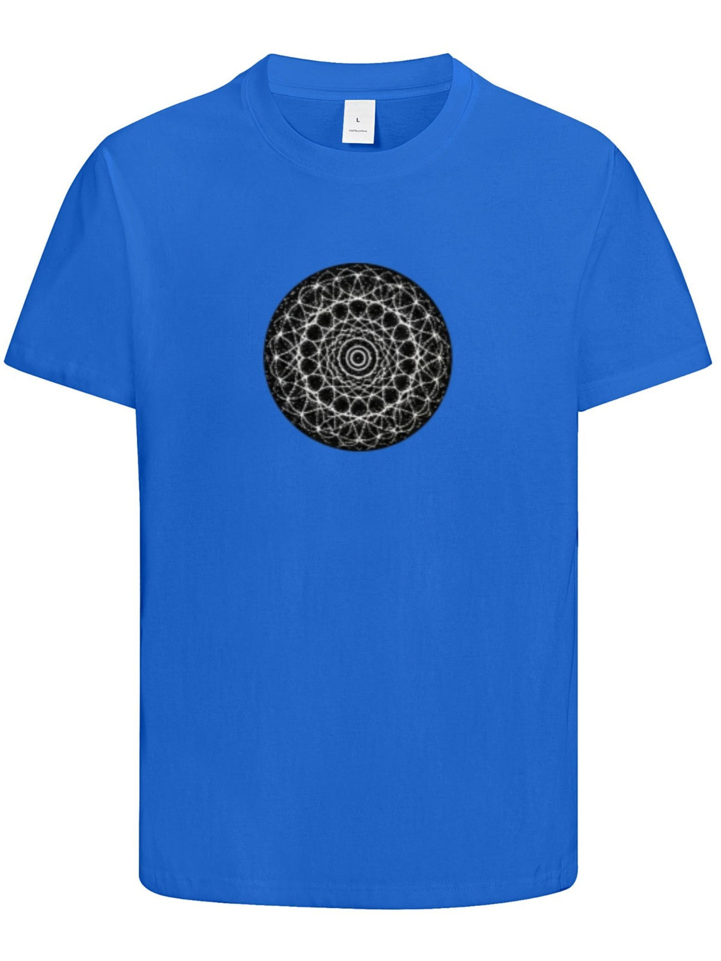 HUSKSWARE Shirt 'Grafik'‌‌‌ in Blau: Vorderseite