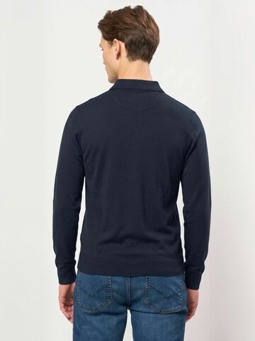 Pulover ' UMDag ' de la U.S. POLO ASSN. pe albastru: spate