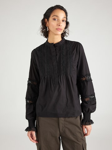 Y.A.S Blouse 'NELSA' in Zwart: voorkant