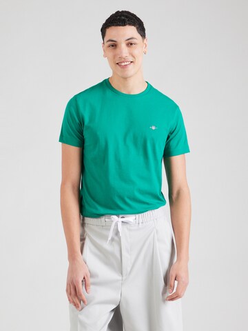 GANT Футболка в Зеленый: спереди