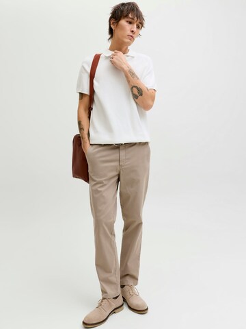 JACK & JONES Baggy Trousers 'Stollie' in Beige