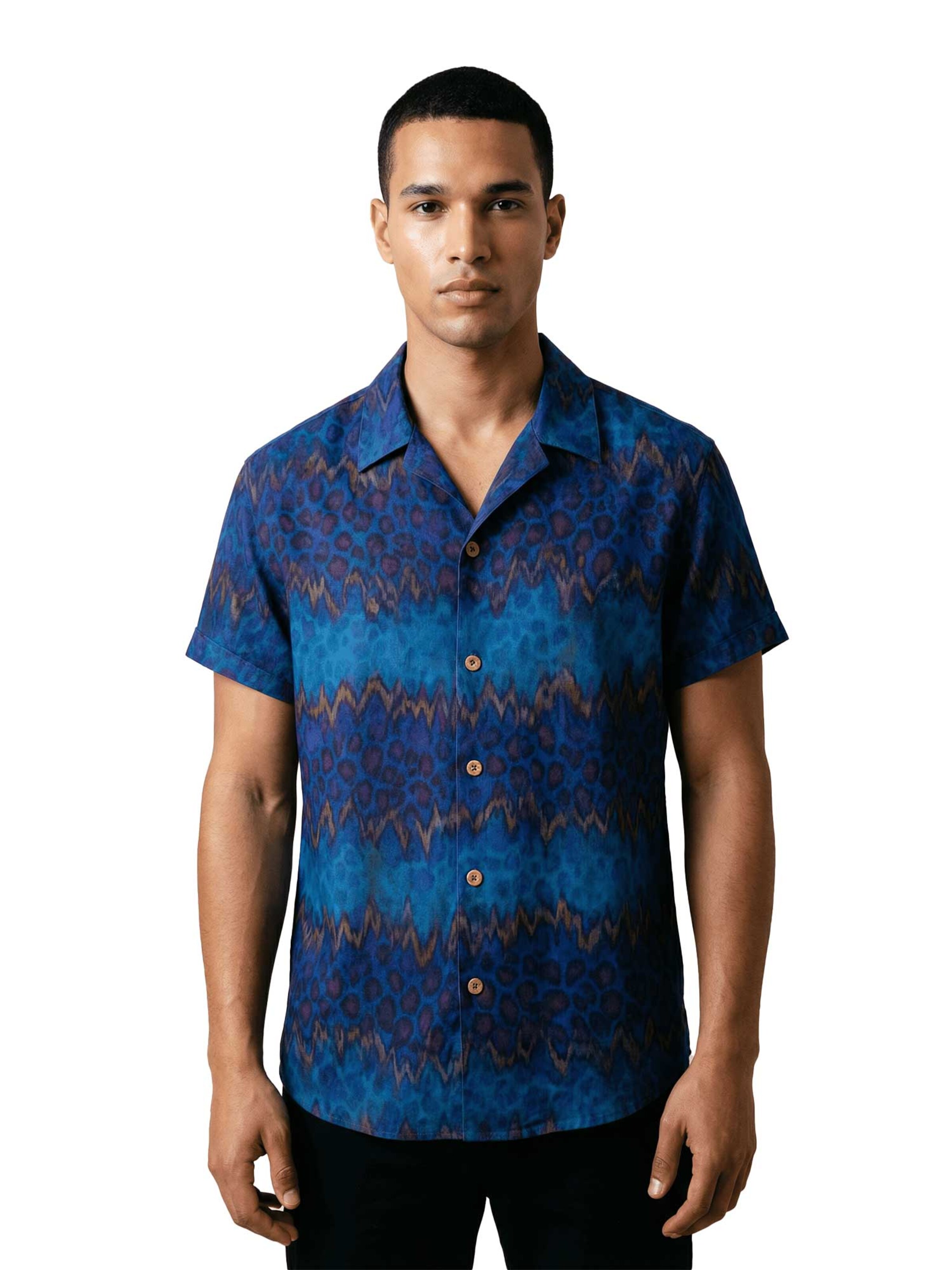 Kalaia Regular Fit Hemd‌‌‌‌‌‌‌‌‌ in Blau