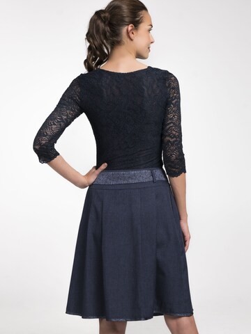 SPIETH & WENSKY Traditional Skirt 'Babsi' in Blue