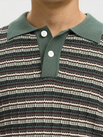 Pull-over 'SLHDane' SELECTED en vert