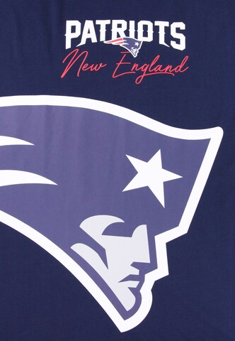 Recovered T-Shirt 'NFL Patriots New England Cut and Sew Oversized' in Blau