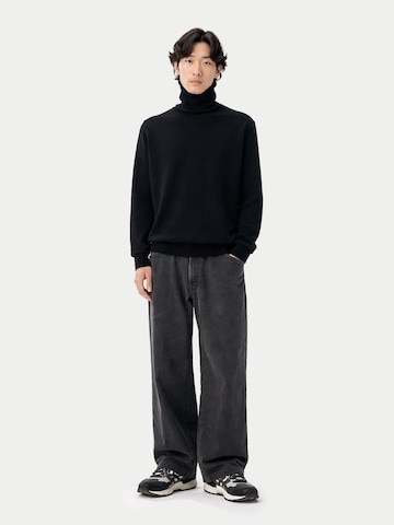 GOBI Cashmere Pullover 'Men's Essential Turtleneck Cashmere Sweater'‌ in Schwarz