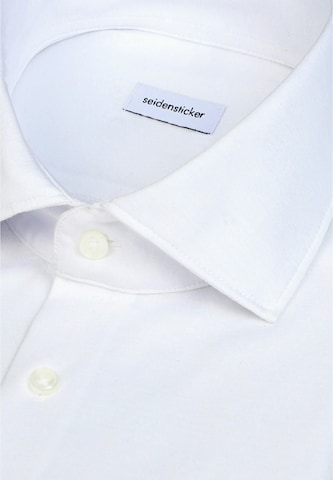 SEIDENSTICKER Slim Fit Businesshemd in Weiß